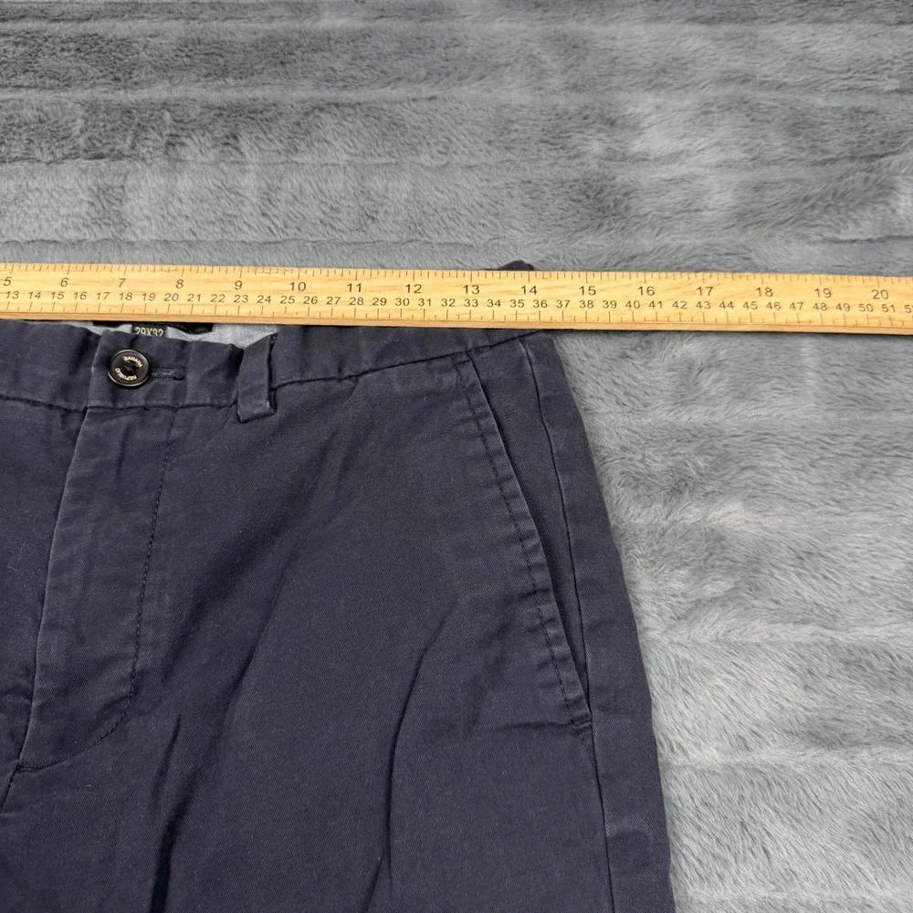 Banana Republic Aiden Chino Pants Mens 29x32 Navy Blue Slim Fit Stretch Cotton